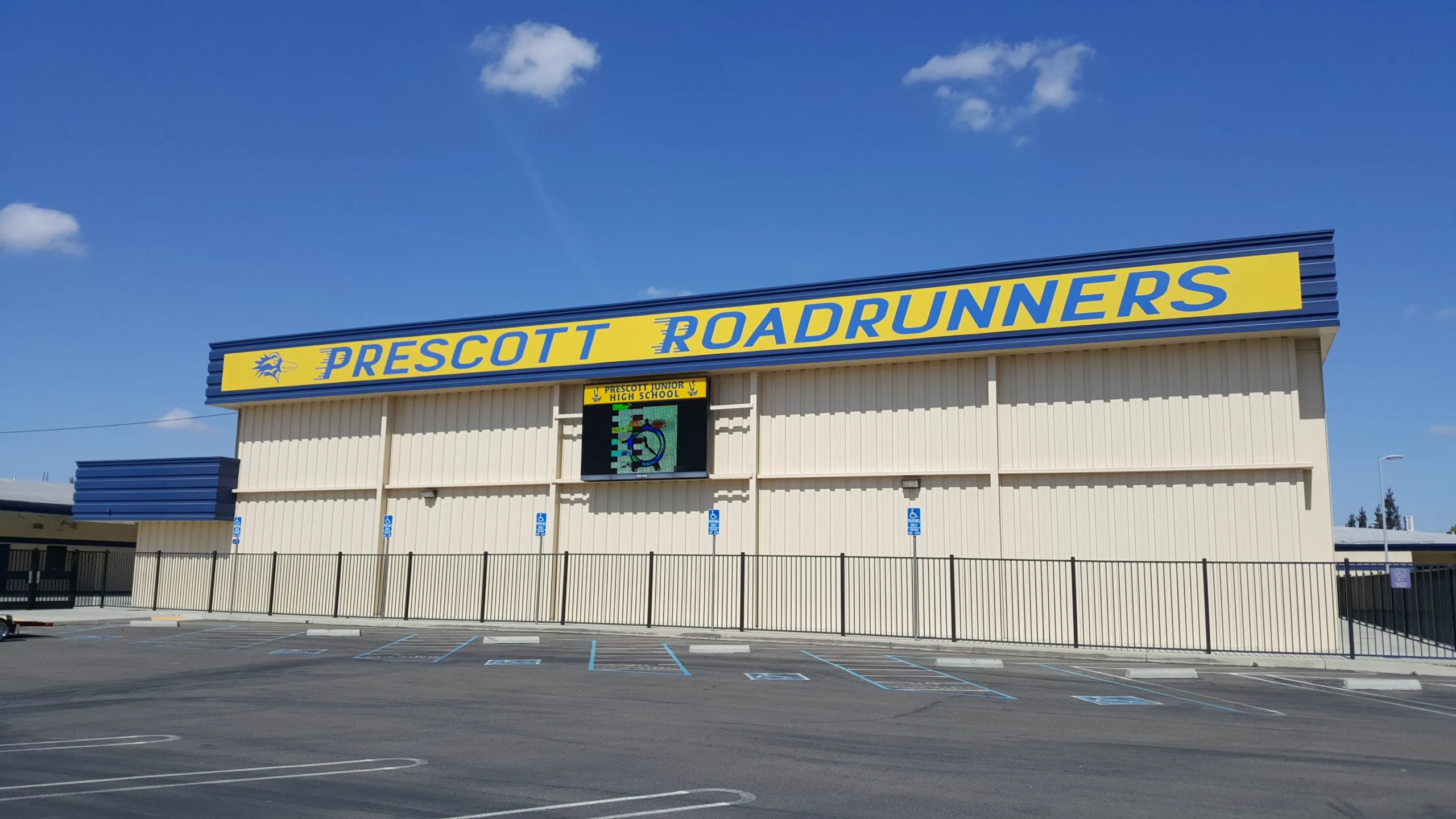 Exterior Sign for Junior High School